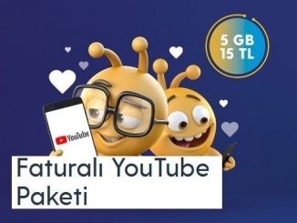 Turkcell Youtube 5 Gb 15 TL Paketi