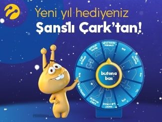 Turkcell Şanslı Çark 2019-2020 Yeni Yıl Çevir Kazan