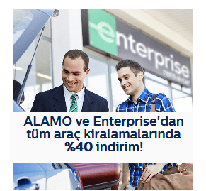 Türk Telekom Araç Kiralama indirim Kodu (ALAMO ve Enterprise)