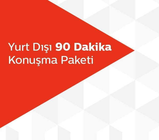 Türk Telekom Yurt Dışı 90 Dakika Konuşma Paketi 55 TL