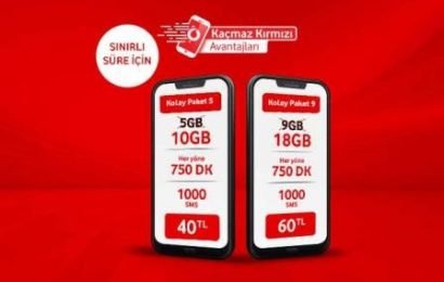 Vodafone Faturasız Kolay Paketler