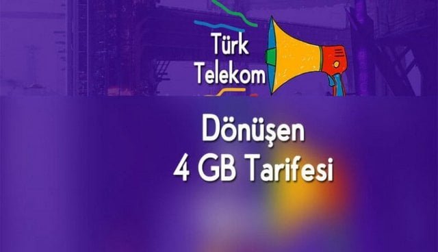 Türk Telekom Dönüşen Tarife İle Bedava İnternet