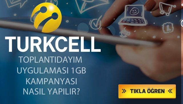 Turkcell Toplantıdayım 1 GB Bedava İnternet