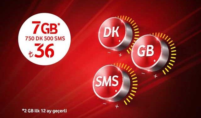 Vodafone Süper Uyumlu Tarife İle 2 GB Bedava İnternet