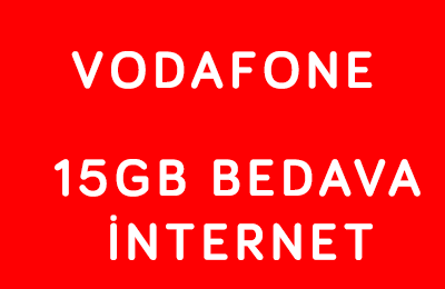 Vodafone 15 GB bedava internet kampanyası
