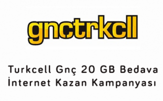 Turkcell Gnç 20 GB Bedava İnternet Kazan Kampanyası