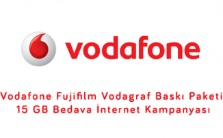 Vodafone Fujifilm 15 GB Bedava İnternet Kampanyası
