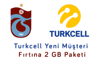 Turkcell Yeni Müşteri Fırtına 2 GB Paketi